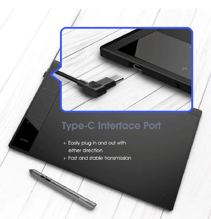 A30 Graphics Tablet Remote Office&Education 10X6 Inch Large Active Area Support Android Mac Linux Digital Drawing Tablets