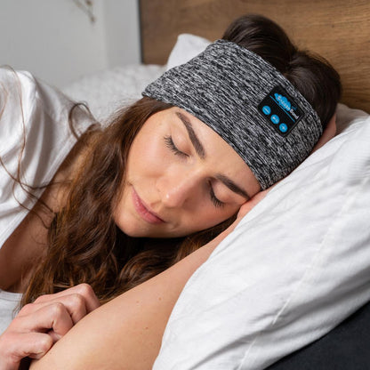 Bluetooth Sleep Headband – Wireless Headphones, Built-In Speakers, Comfortable Fabric, 10-Hour Battery Life