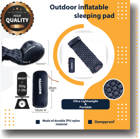 Outdoor inflatable sleeping pad