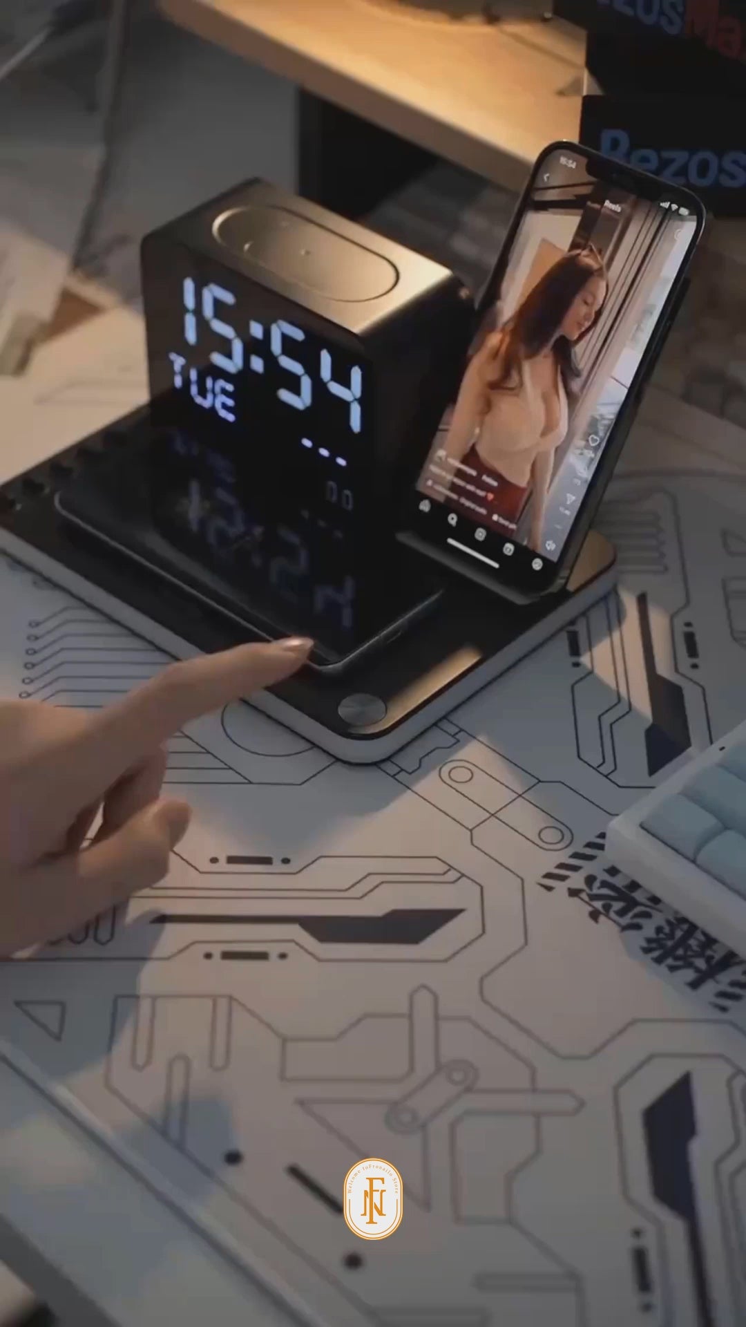 Load video: 7 in 1 wireless charging station