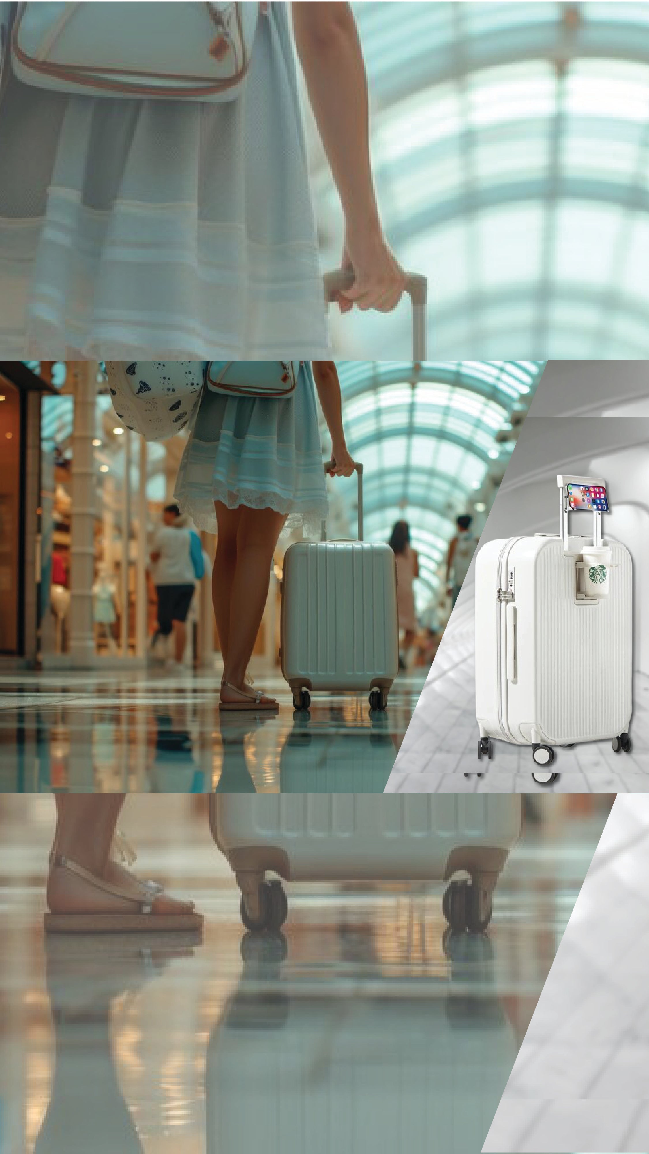 Load video: Mixi Carry on luggage